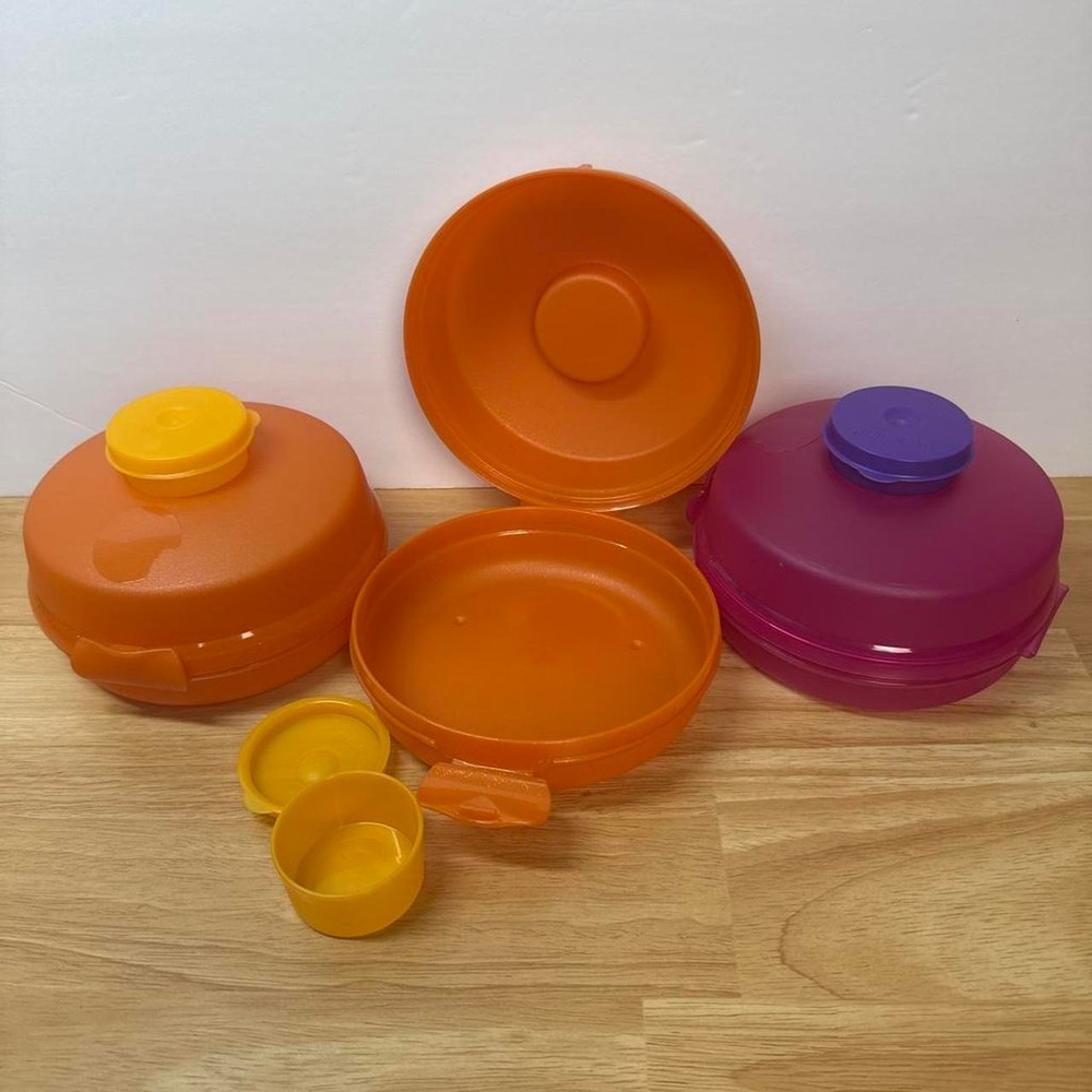 Tupperware Bagel Keepers Set of 3